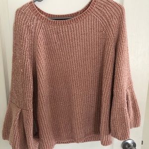 Think blush pink sweater